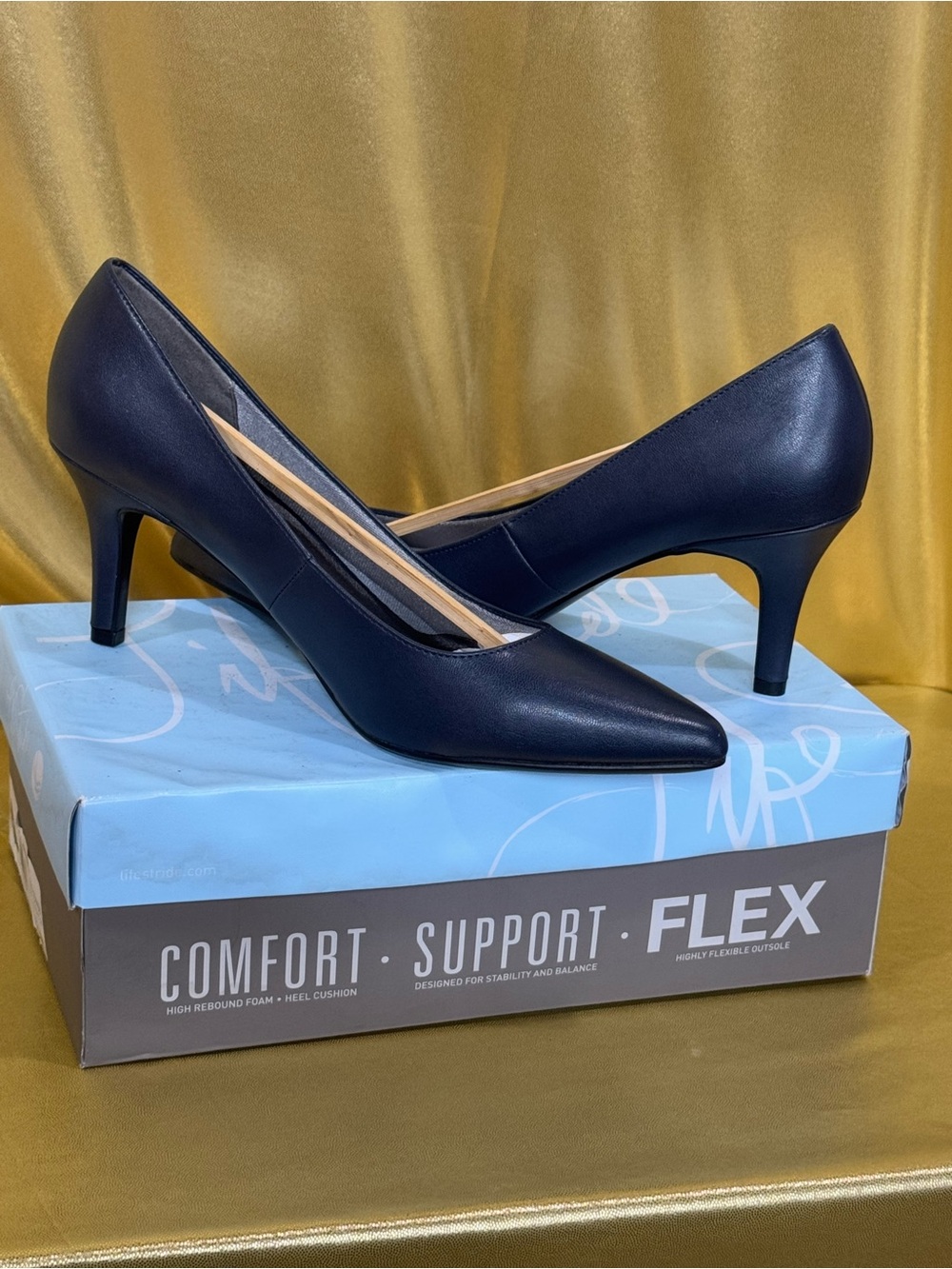 NIB LifeStride Sevyn Pumps | Navy Blue Classic Heels | Size 10M | New